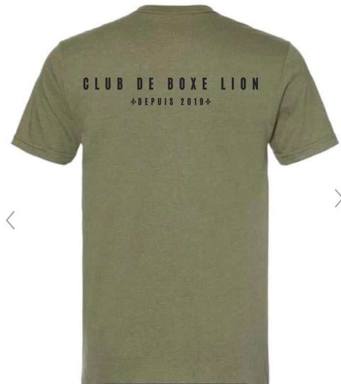 T-shirt Lion Kaki