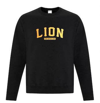 Molleton Lion « Noir & Or »