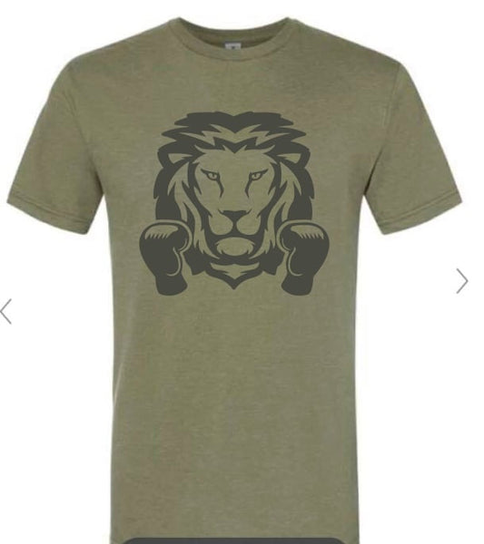 T-shirt Lion Kaki